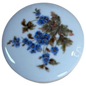 VA Portugal Ceramic Floral Trinket Box